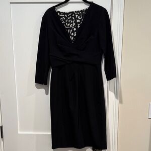 Elegant White House Black Market Black Dress
